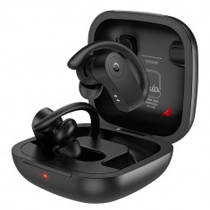 Casti Audio Wireless Hoco Es40 Genial Tws ,carcasa Cu Funtie De Incarcare ,negru foto