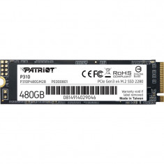 SSD Patriot P310 480GB PCI Express 3.0 x4 M.2 2280