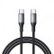 Cablu Date si Incarcare USB-C - USB-C Joyroom S-A28 Flash, 60W, 2m, Negru