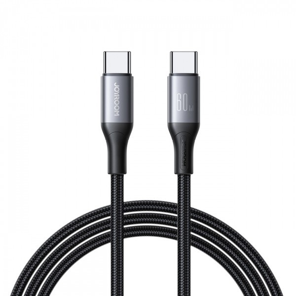 Cablu Date si Incarcare USB-C - USB-C Joyroom S-A28 Flash, 60W, 1m, Negru