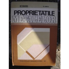 PROPRIETATILE METALELOR - M. URSACHE