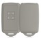 Husa Cheie Auto kwmobile pentru Renault/Dacia 4 Butoane - Keyless Go, Silicon, Gri, 48035.25