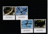 Niuafo&#039;ou 2016-Fauna,Pasari,Petrelul negru,serie 4 val.,MNH,Mi.607-610, Nestampilat