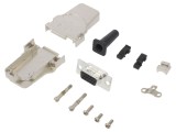 Conector D-Sub HD 15 pini mamă unghi 45&deg;