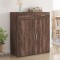 Gossi dulap, stejar maro, 80x42,5x93 cm, lemn prelucrat