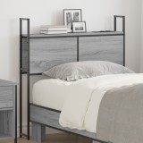 vidaXL Tăblie de depozitare sonoma gri 80 cm Lemn compozit
