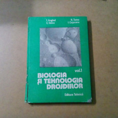 BIOLOGIA SI TEHNOLOGIA DROJDIILOR - Vol. I - Ion Anghel - 1989, 383p.