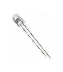 LED 5mm alb rece 2.8-4V 60 parte frontala convex OPTOSUPPLY