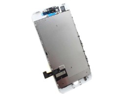Display iPhone 7 LCD Alb Complet Cu Tablita Metalica Si Conector Amprenta