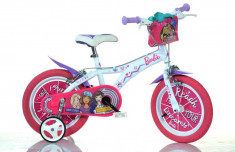 Bicicleta pentru fetite Barbie diametru 16 inch foto