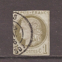 Franta 1870 - Ceres-Ediția Bordeaux, cota Mi.2022 (poz.36) - 100 Euro, Stampilat