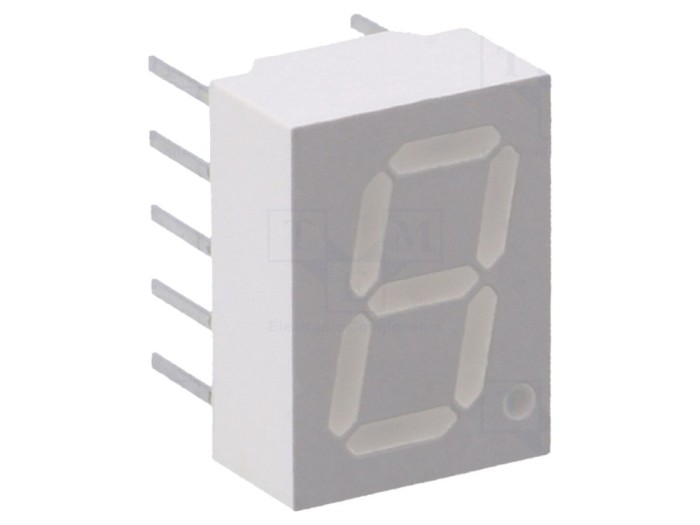 Afișaj LED 7 Segmente 10mm Roșu