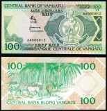!!! RARR : VANUATU - 100 VATU (1982) - P 1 - UNC / HARTIE / SERIA AA004063