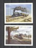 LIBERIA 1996 TRANSPORT FEROVIAR TRENURI LOCOMOTIVE