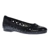 Balerini dama casual din piele naturala -Model Negru Perlat Clara