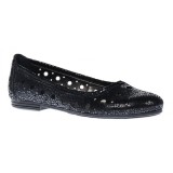 Balerini dama casual din piele naturala -Model Negru Perlat Clara
