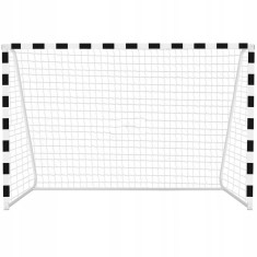 Poarta de fotbal din otel, 200x300 cm, profil 38mm, cu elemente de fixare Household NewTrend