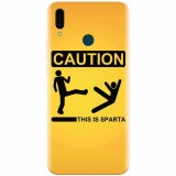 Husa silicon pentru Huawei Y9 2019, This Is Sparta Funny Illustration