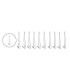 Set 10 varfuri de rezerva pentru pistol de lipit PP 75 acoperit cu