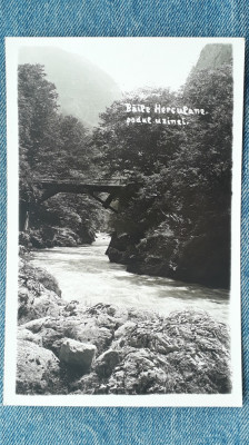 81 - Baile Herculane - Podul uzinei / carte postala / pod foto