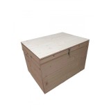 Cufar lemn, Lada zestre, lemn natur, handmade 80x60x54cm