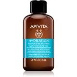 Apivita Hydration Moisturizing Shampoo sampon hidratant pentru toate tipurile de păr 75 ml