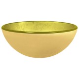Cumpara ieftin Chiuveta din sticla securizata, auriu, 30x12 cm