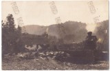 1419 - RUSCA MONTANA, Caras, Mocanita - old postcard, real Photo - used - 1926