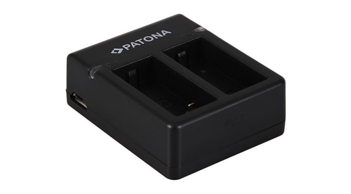 GoPro Hero 3 AHDBT-301 USB Dual Battery / &Icirc;ncărcător de baterii cu cablu Micro-USB - Patona