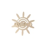 Clemă Decorativă Perdele Și Draperii/ Set Clip Metal Helios / Auriu Mat, Compozitie Metal