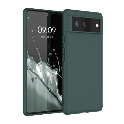 Husa pentru Google Pixel 6, Silicon, Verde, 55434.171 foto