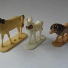 bnk jc Figurine de plastic - Jean Hoeffler - lot 3 animale