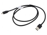 Cablu USB 2.0 A la C 1m negru 22AWG, Digitus