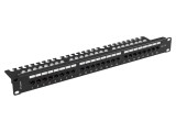Patch Panel LANBERG 24 Porturi Cat 5e Standard 19" Negru RACK
