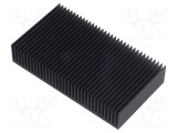 Radiator extrudat cu aripioare negre FISCHER ELEKTRONIK L: 50mm W: 90mm H: 17mm