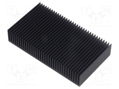Radiator extrudat cu aripioare negre FISCHER ELEKTRONIK L: 50mm W: 90mm H: 17mm foto