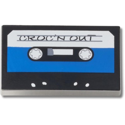 Jibbitz Crocs Blue Cassette Tape foto
