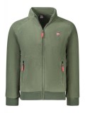 Cumpara ieftin Jacheta barbati, cu 2 buzunare exteriore, fara gluga, logo, verde (Marime: XL), Norway