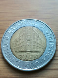 Moneda Italia 500 lire 1996, Europa
