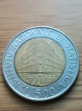 Moneda Italia 500 lire 1996, Europa