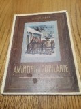 AMINTIRI DIN COPILARIE - Ion Creanga - COCA CRETOIU (ilustratii) - 1952 107 p., Alta editura