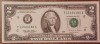 B11 - Bancnota foarte veche - America USA - 2 dolari - 1995