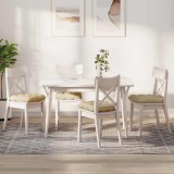 vidaXL Perne de Șezut 4 pcs Crem 40 x 40 x 12 cm țesătură 42015067