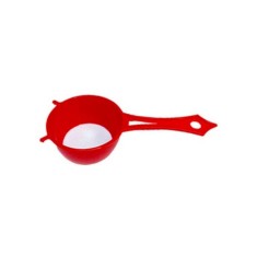 Strecuratoare de Plastic Rosie, Diametru 7 cm, Strecuratoare Plastic, Strecuratoare Ceai, Strecuratoare Lapte, Strecuratoare Multifunctionala, Sita De foto