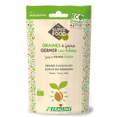 Seminte de alfalfa eco pentru germinat 150g Germline foto