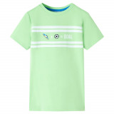 Tricou pentru copii, verde neon, 140