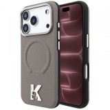 Husa MagSafe pentru Apple iPhone 18 Pro Max / 17 Pro Max, Karl Lagerfeld, Grained Embossed Ring , Bej