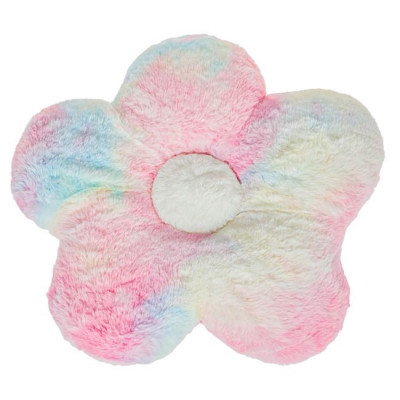 Perna Decorativa in Forma de Floare Colorata Tie Dye 40 cm foto