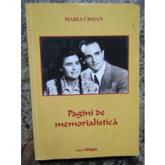 Maria Crișan - Pagini de memorialistică