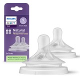 Set tentine cu debit rapid pentru +6 luni Natural Response SCY965/02, 2 bucati, Philips Avent